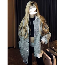 春秋季新款气质小香风外套男女短款超好看气质小个子JA4128，女装短外套，星座1116A（原606A-3）