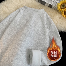 ！2025冬季新款男士加绒加厚保暖德绒长袖打底衫T2505特P25，男装T恤，电商B220