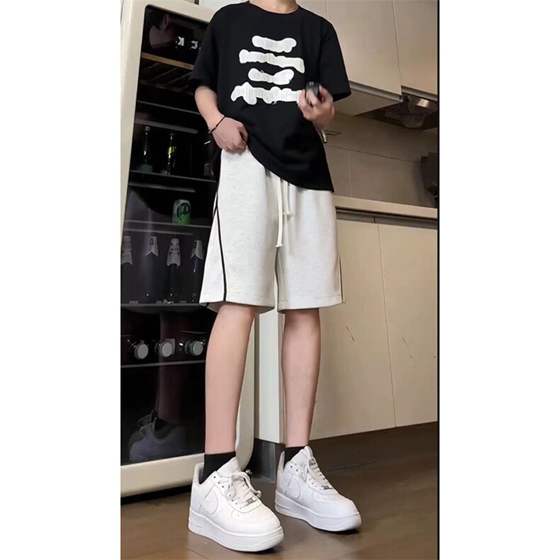 夏季美式高街hiphop运动五分裤短裤货号DK2415P35《抖音品质》,男装牛仔裤,电商A063