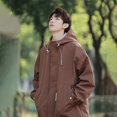XZ214-8JK9958P85新款港风连帽夹克宽松百搭冲锋衣外套，男装夹克，星座1204-3