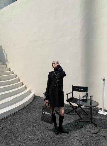 珍珠香风套装，女装职业装，HE