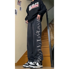 欧美hiphop直筒牛仔裤美式复古阔腿裤垂坠感nz15-TP35，男装牛仔裤，星座310A-4