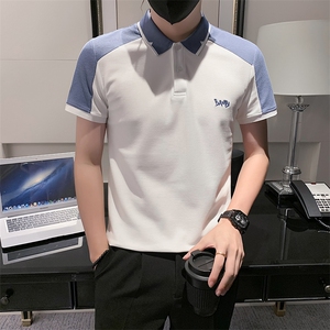 白3男士夏季小伙简约休闲POLO衫男刺绣保罗衫301A-1/PL63/P50图片