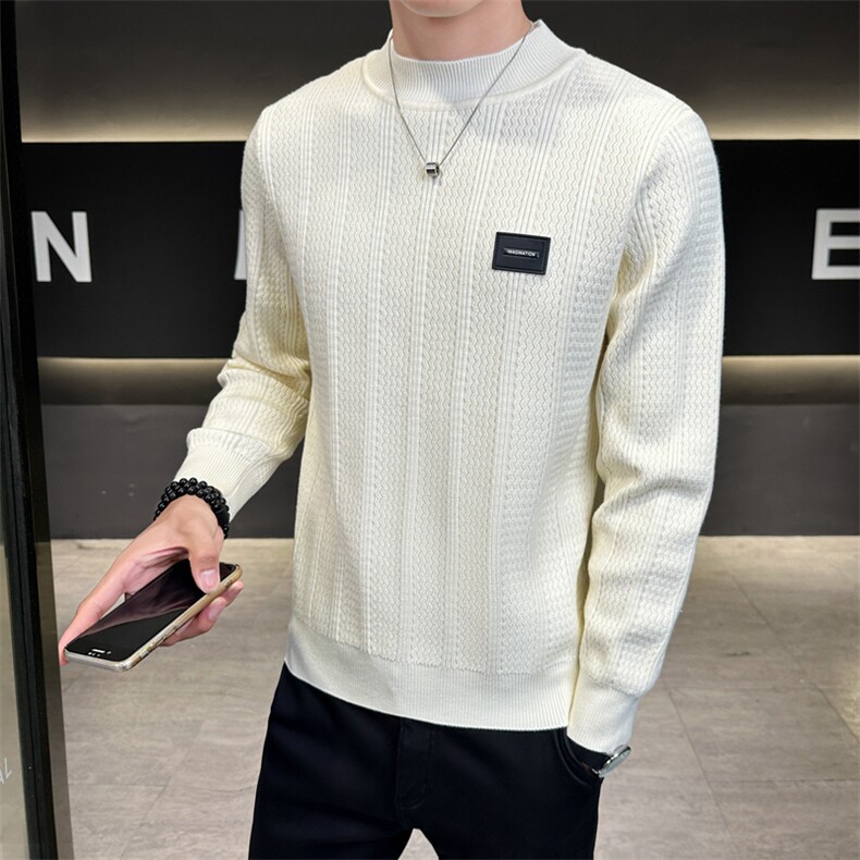 9918冬季套头中领毛衣M-3XL,男装针织衫/毛衣,星座414（原B263）