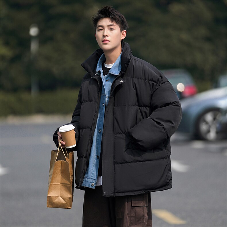 现货一万件抖音直播牛仔假两件大码棉衣情侣棉服8218P118,男装棉衣,电商A030