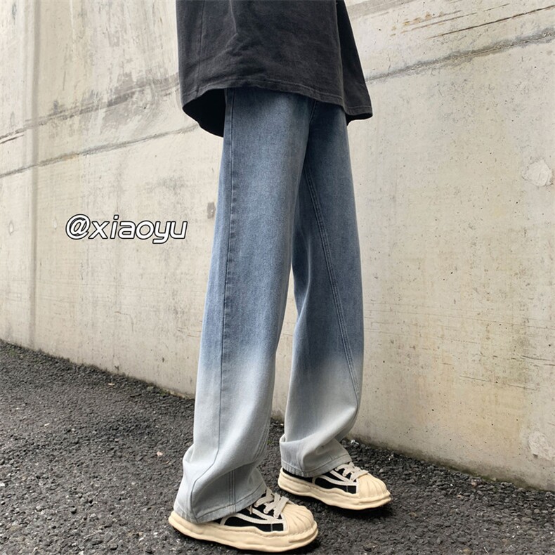 XZ616早秋新款重磅破缝设计感休闲水洗渐变牛仔裤TY501P55控68,男装牛仔裤,星座512A（原616）