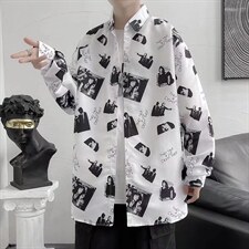 长袖衬衫春款男港风潮流SY103P28，男装衬衫，星座1116-2