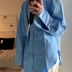衬衫标准潮潮流原宿慵懒夏季五分袖简约日常青春流行气质，男装衬衫，星座716-3