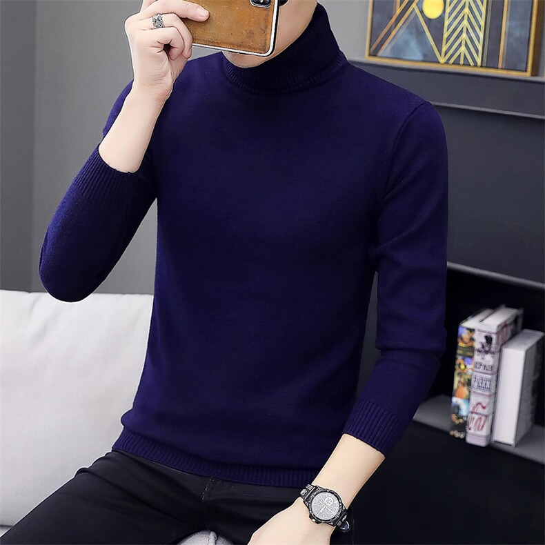1018-1-M136-P19跑量款高领针织衫男士毛衣时尚帅气4XL到5XL22,男装针织衫/毛衣,星座1018-1​