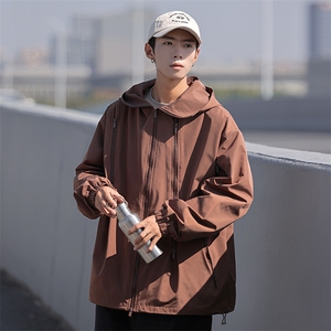 青少年秋季户外男士外套新款连帽夹克个性潮流A266-JK9126-P80图片