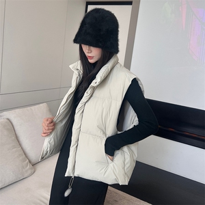 2023冬季新款个性休闲马甲羽绒服图片