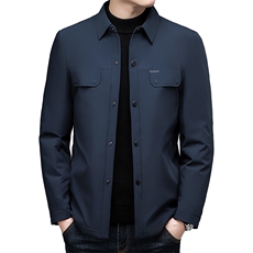 DZ202钱塘2020-3冬季新款百搭翻领中年男士商务休闲羽绒服P195，男装羽绒服，钱塘207-3