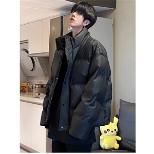 【有货】DW225-P93高级感PU皮棉服男冬季2025新款潮牌棉衣棉袄图片