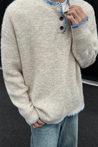 存世亨利领毛衣针织打底衫男 CP18-特p60图片