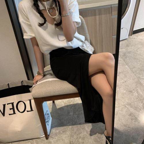Ro铜氨开叉裙，女装，XTZ style