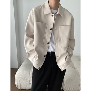春季复古韩版宽松翻领工装夹克百搭外套B289-JK08-P120图片