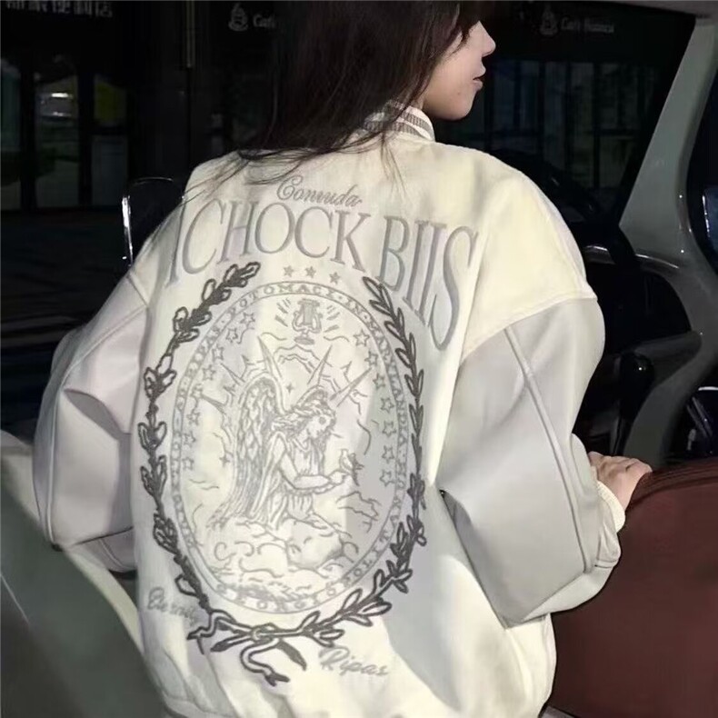 胖女童外套儿童春装加肥加大偏胖女孩宽松棒球服初中学院风夹克衫,男装夹克,星座506A