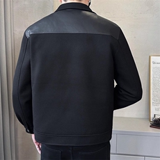 加棉加厚外套男2025新款秋冬季保暖拼接上衣A313-A111-1-P145，男装棉衣，电商A313