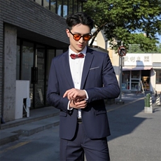 LY8594-XCK-MP126西装伴郎服男上班新郎结婚西服衬衫西裤三件套，男装西服，星座510A-2