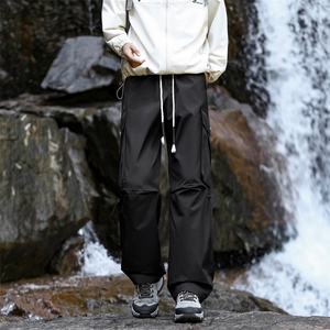 登山直筒大口袋加绒加厚显瘦三防保暖长裤JRK720特批43图片