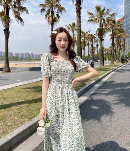 夏季韩版显瘦连衣裙，女装连衣裙，E莎