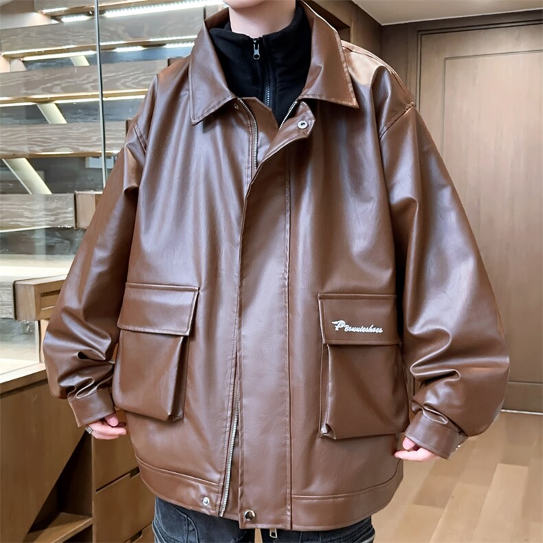 三合一冬季加厚刺绣皮棉衣男翻领棉服棉袄子潮A266-PYT0071-P120,男装棉衣,电商A266