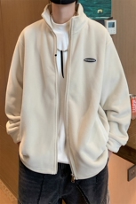 8XL-M摇粒绒外套男奥粒绒加厚羊羔绒卫衣内胆夹克JK1314P68控88，男装夹克，电商D206-1