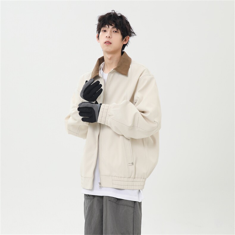 秋季休闲痞帅工装翻领夹克潮流外套得物二开XZ301b-2-JK2585P78,男装夹克,星座301B-2（原A443-1）