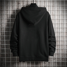 KS21167-P38加绒款-P43连帽开衫卫衣男运动外套大码班服网格，男装卫衣，电商A040A