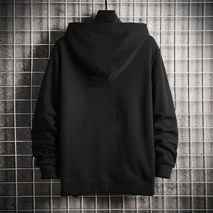 KS21167-P38 加绒款-P43 连帽开衫卫衣男运动外套大码班服 网格图片