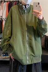 飞行员夹克男解构设计棒球领短外套男XH24-P70，男装夹克，电商B367