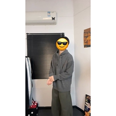 重磅秋冬装北极绒开衫毛衣美式复古休闲慵懒风针织衫加厚连帽外套，男装针织衫/毛衣，电商A486