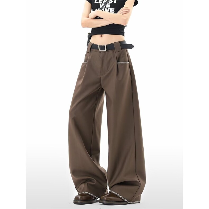 潮流时尚新款百搭刺绣西裤半松紧文艺气质513ACK2439P42，男装西裤，星座513A