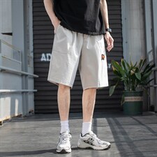 2023夏季新款 男裤子宽松大码休闲裤5五分裤潮流短裤 1550-P35图片