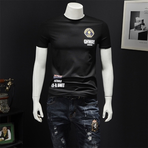2021夏季丝光棉短袖T恤 711 876 P65 M-5XL （假模）图片