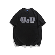 美式重磅短袖t恤男夏季潮牌青少年上衣宽松圆领半袖体恤T107-P30，男装T恤，星座308B-2