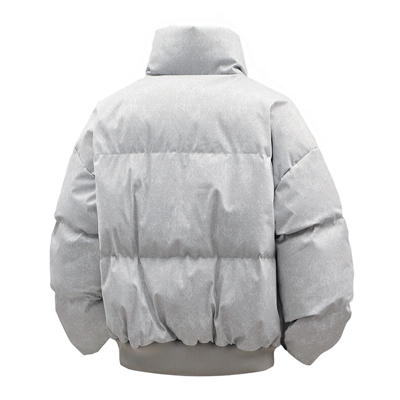 高街复古做旧冬装立领棉服男女棉衣外套光板面包服HZ8819-P88,男装棉衣,星座610B-1