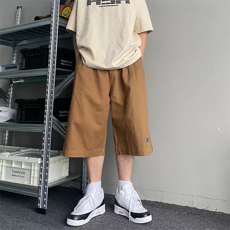 【现货主推款】夏季工装七分裤男短裤阔腿裤休闲裤DK1309-P40控58,男装牛仔裤,星座810(原QT5070)