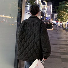 夹克棉衣男潮牌冬翻领字母痞帅棒球服外套大码棉服M0781-P95，男装夹克，星座308B-2