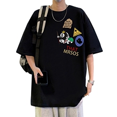 T838港风潮牌高街美式短袖T恤男夏季新款宽松重磅纯棉体恤，男装T恤，星座304A