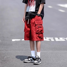 网图慎用美式工装宽松多口袋休闲抽绳短裤子310A-305短裤-P30，男装牛仔裤，四季星座310A