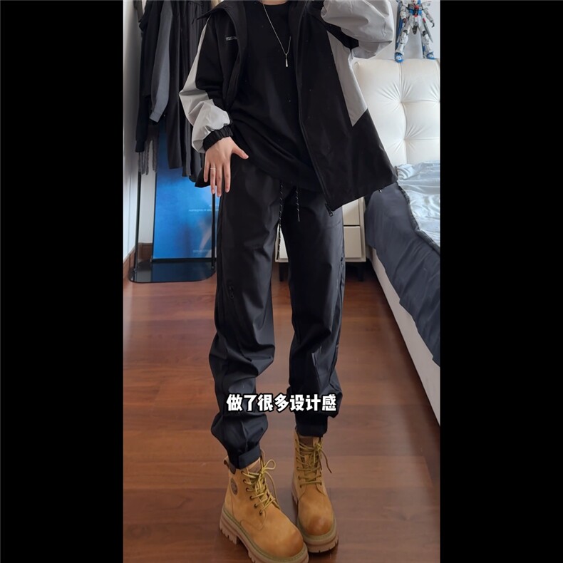 大货户外防水加绒冲锋裤束脚登山裤A086-HK9357常规P28加绒P34,男装休闲裤,电商基地A086