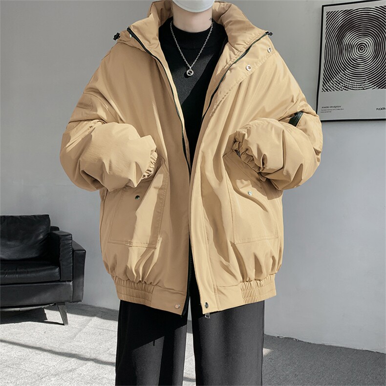 棉服男冬季新款港风宽松连帽棉衣MF9006-P90,男装棉衣,星座214-3