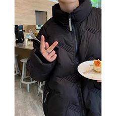 冬季美式立领潮牌棉衣男士休闲宽松复古潮流加厚保暖棉服棉袄外套，男装棉衣，星座506A