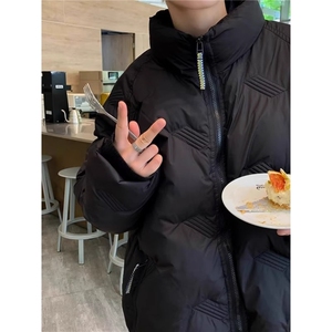 冬季美式立领潮牌棉衣男士休闲宽松复古潮流加厚保暖棉服棉袄外套图片