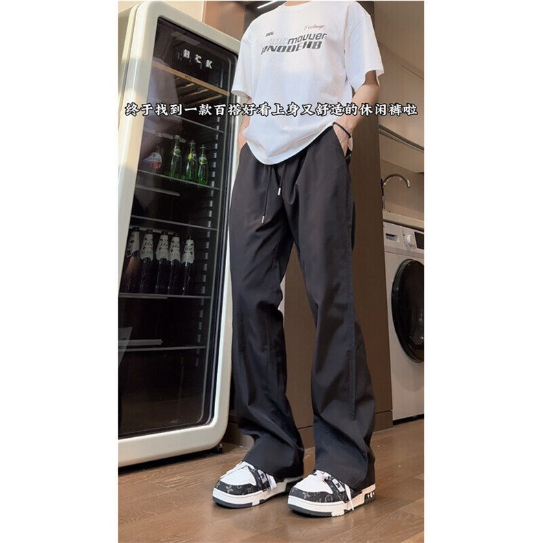 美式cleanfit斜切休闲裤男夏季伐木直筒工装裤百搭裤子LA7233-P36,男装工装外套,星座1008