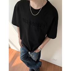 新款短袖t恤男夏季韩版潮流港风宽松休闲潮牌体恤衫T091-P38，男装休闲裤，星座308B-2