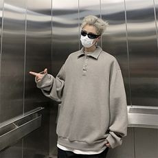 E19P56卫衣男潮流风景字母设计卫衣学生休闲无帽卫衣外套男，男装卫衣，星座512-6