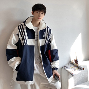 2025秋冬拼色内里羊羔毛夹克棉服M2003/P108控138(薄款P98控128）图片
