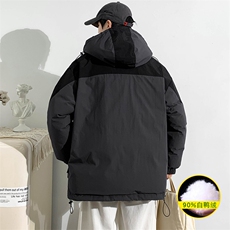 2023冬上新加绒加厚羽绒服时尚冲锋衣外套男女8319-P220控价318，男装羽绒服，电商A441-1